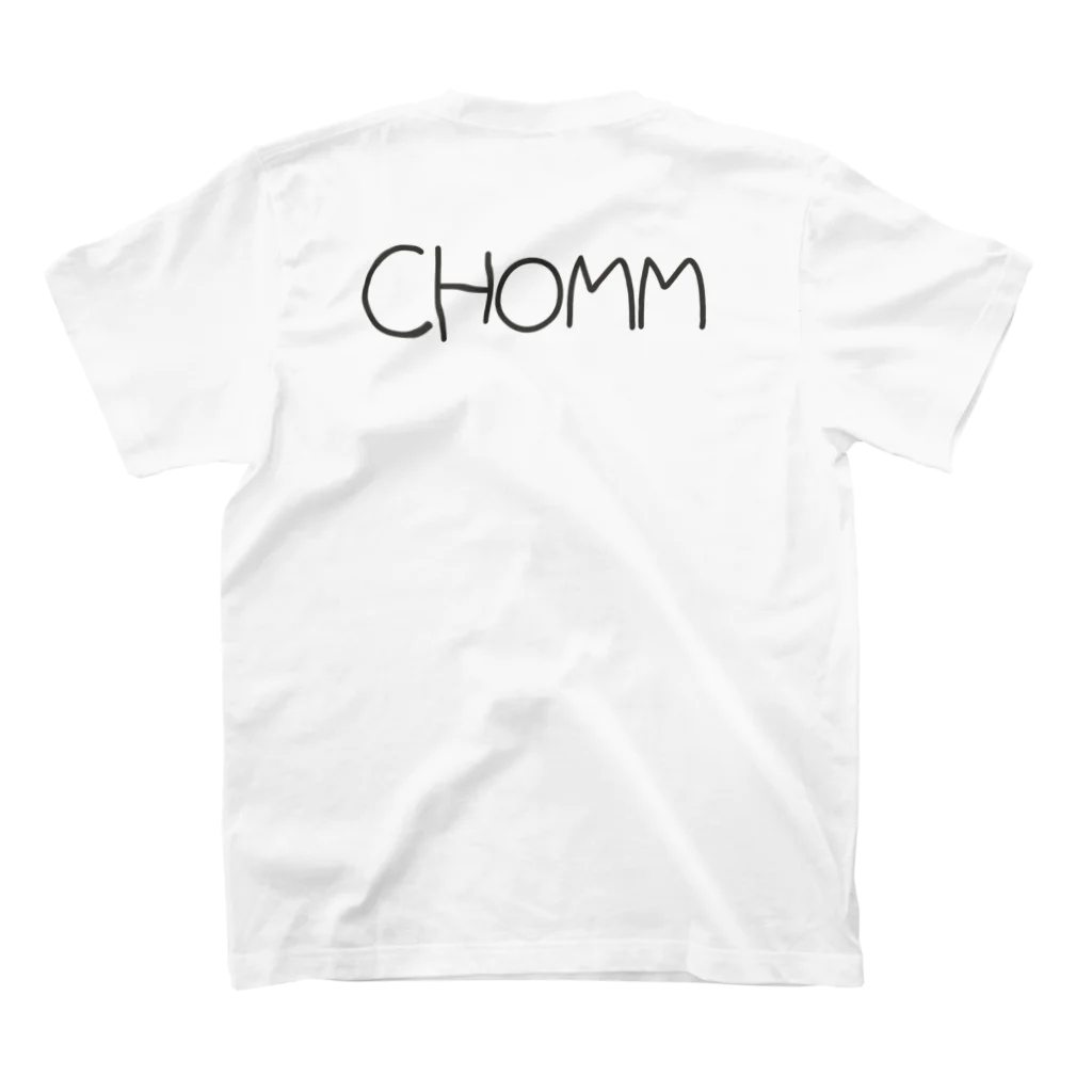 EH.hughのCHomm スタンダードTシャツの裏面