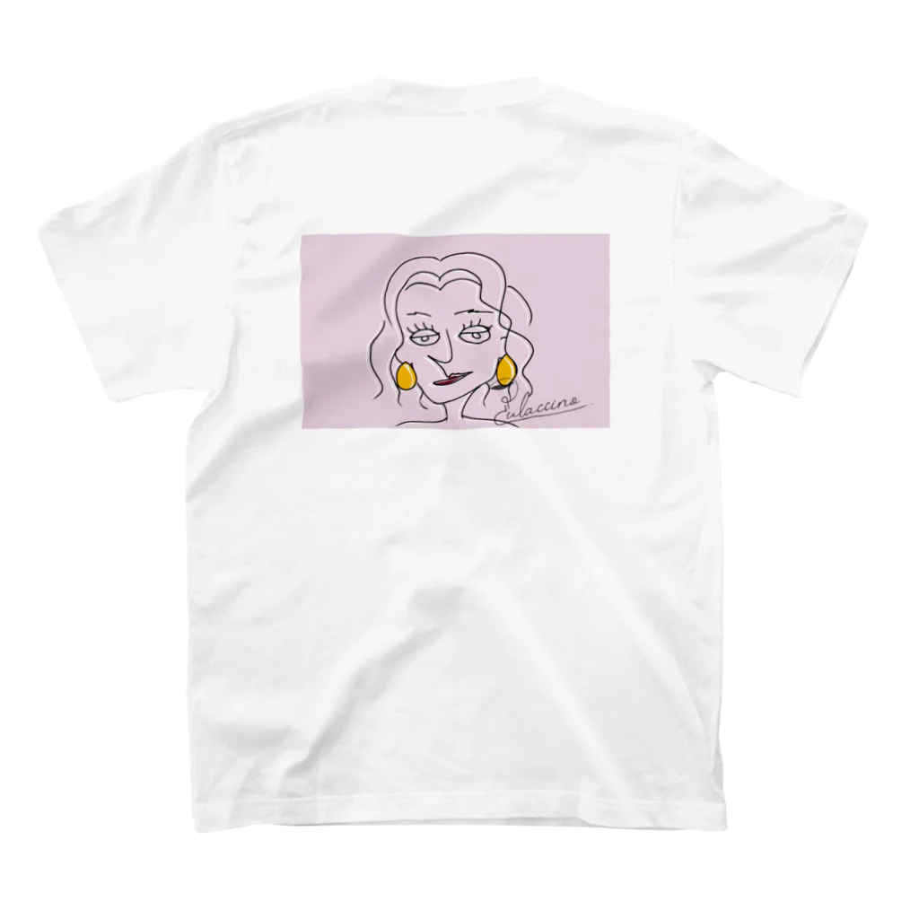 Culaccinoのperm girl スタンダードTシャツの裏面