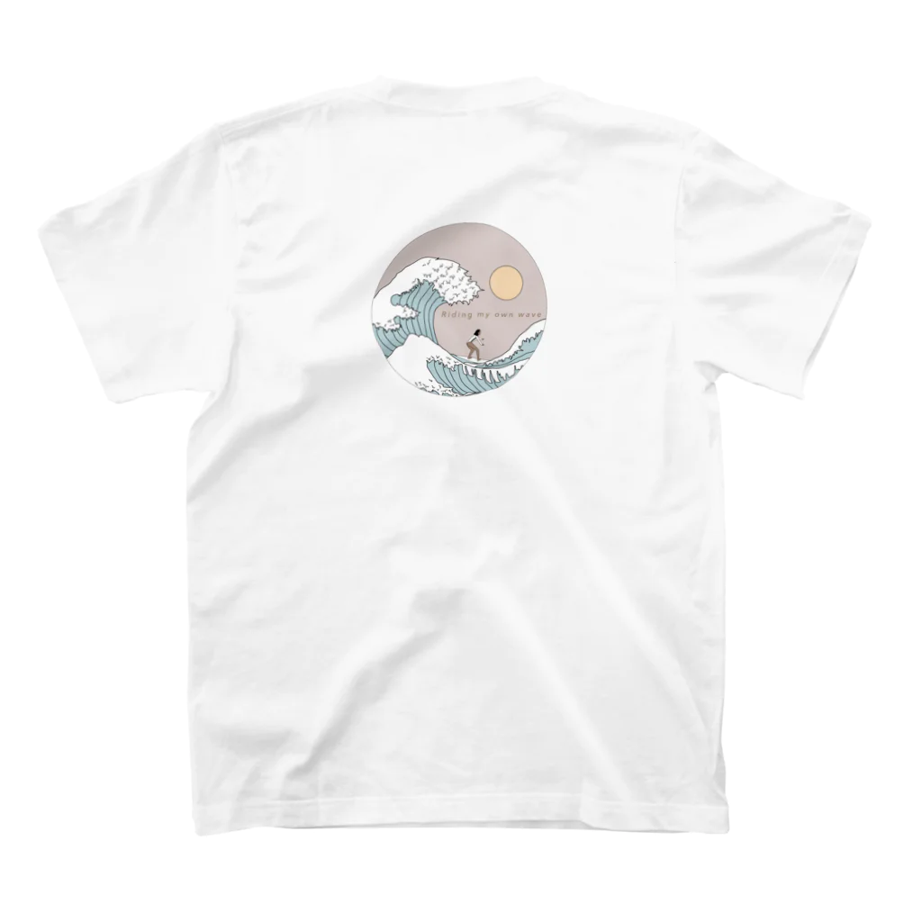 Cheeseart (Chi)のRiding my own wave T-shirts 티셔츠の裏面