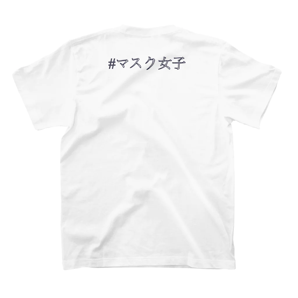 ちゃんまるのマスク女子　JK編 Regular Fit T-Shirtの裏面