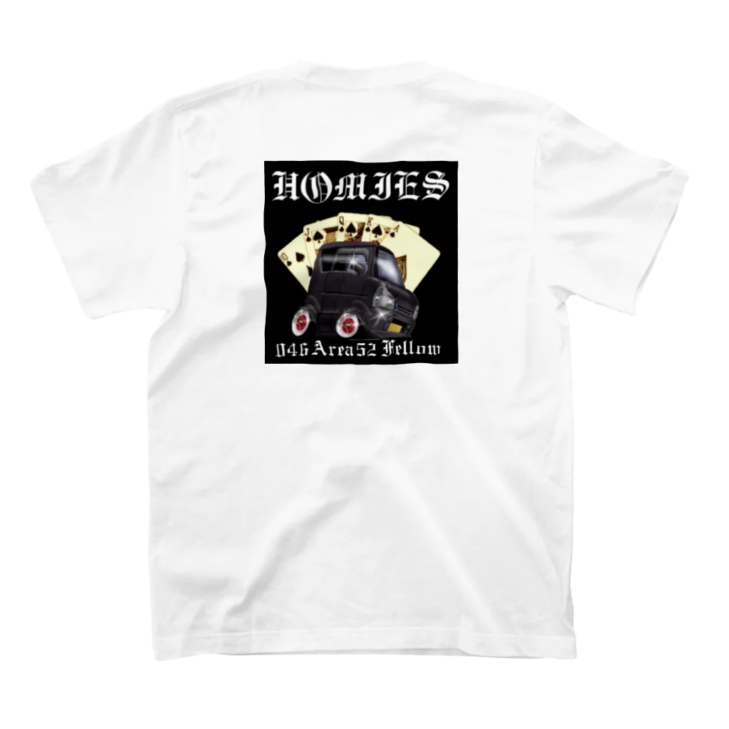 crazyhomiesのkk-69 スタンダードTシャツの裏面