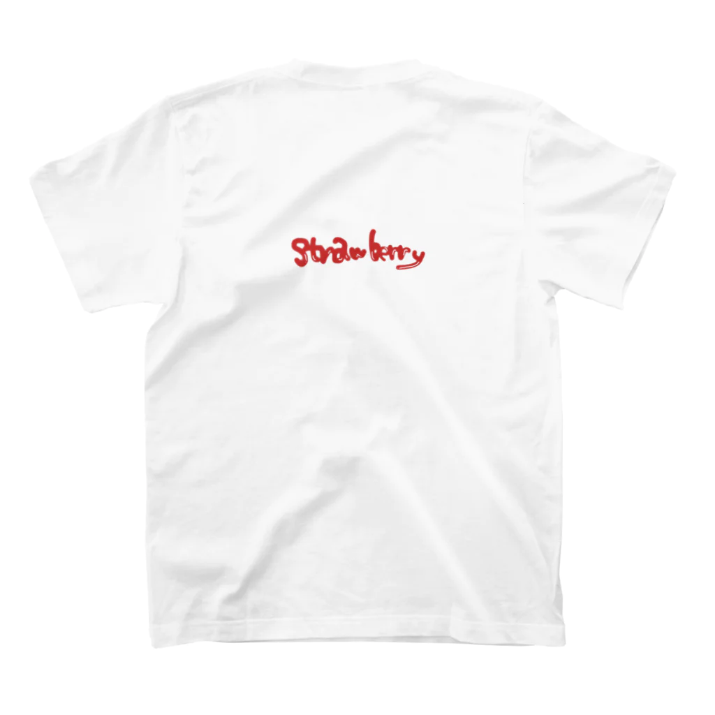 _mojuu-3のstrawberry スタンダードTシャツの裏面