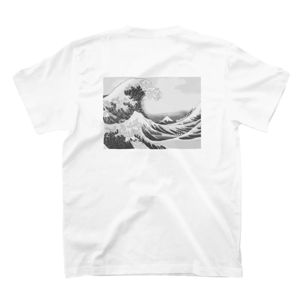 troyeの浮世絵 スタンダードTシャツの裏面