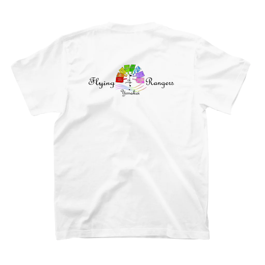 YOSAKOI8のOriginal Logo T-shirt：WHITE Regular Fit T-Shirtの裏面