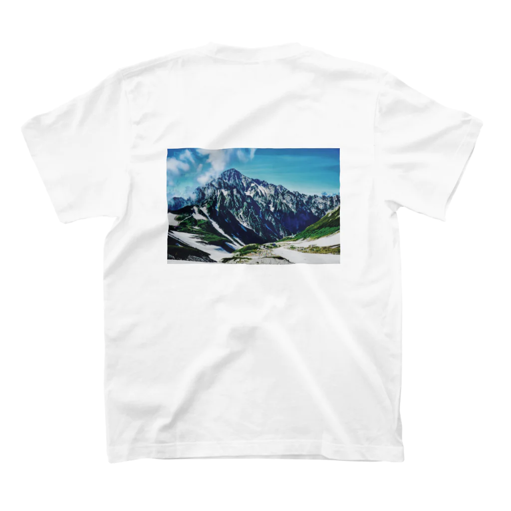 Hütte　hiiiiiの剣岳 スタンダードTシャツの裏面