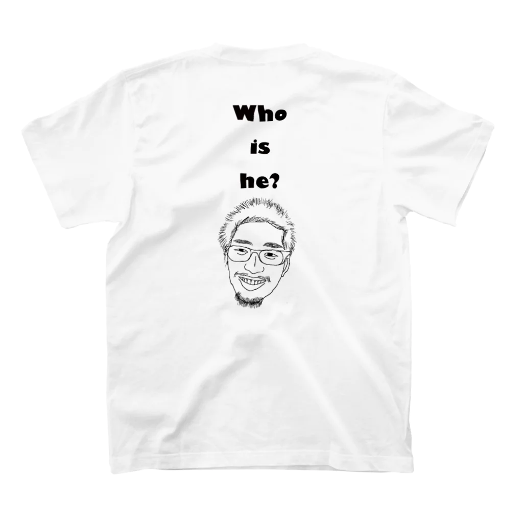 MorrissのWho is he? スタンダードTシャツの裏面