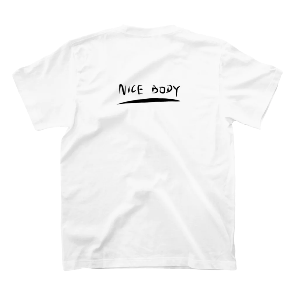 miritakaの時間のNICE  BODY？（カラー） スタンダードTシャツの裏面