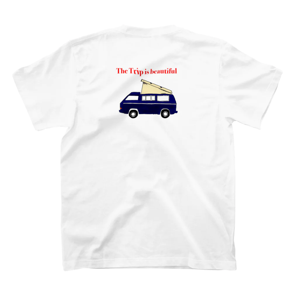 Knt_garageのThe trip is beautiful  スタンダードTシャツの裏面