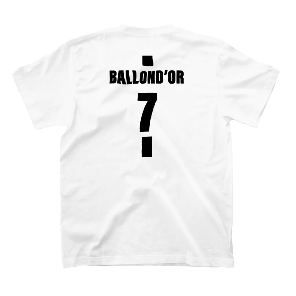 Ballond’or バロンドールのB7 scissors RS スタンダードTシャツの裏面