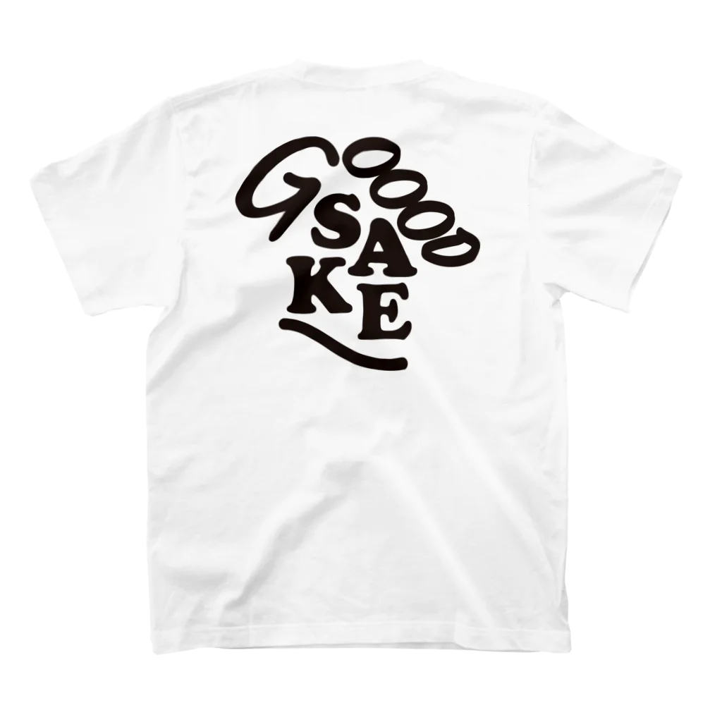 GOOD_SAKEのGOOD SAKE = グッと酒 スタンダードTシャツの裏面