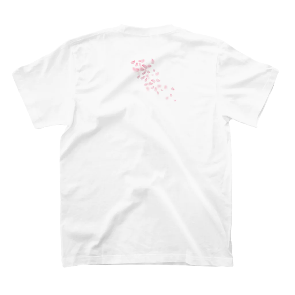 kotyae★roomの桜女子 スタンダードTシャツの裏面