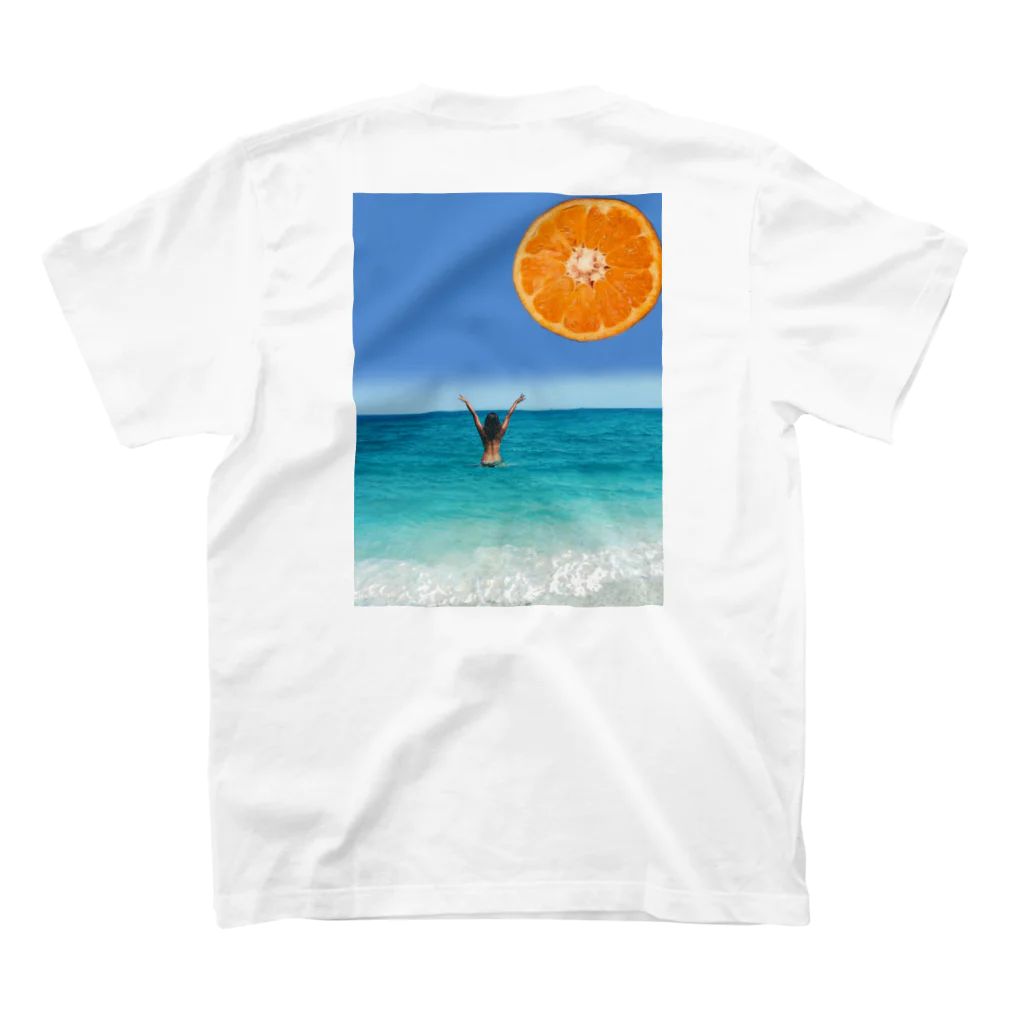 キムチのsummer(バックプリント) スタンダードTシャツの裏面