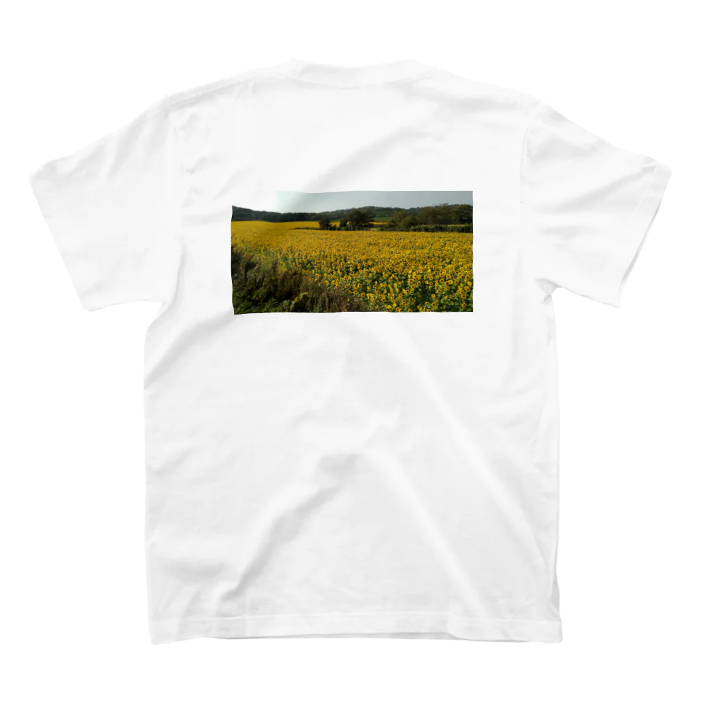 旅する牛乳屋のSUN Flowers スタンダードTシャツの裏面