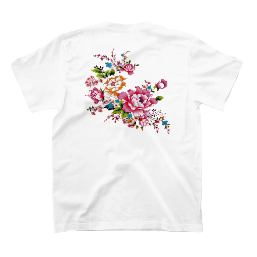 thubame_doの台湾花様シリーズ スタンダードTシャツの裏面