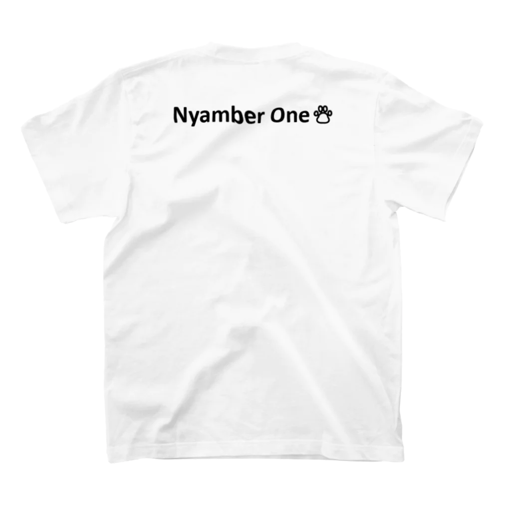 come2mycribのNyamber One スタンダードTシャツの裏面