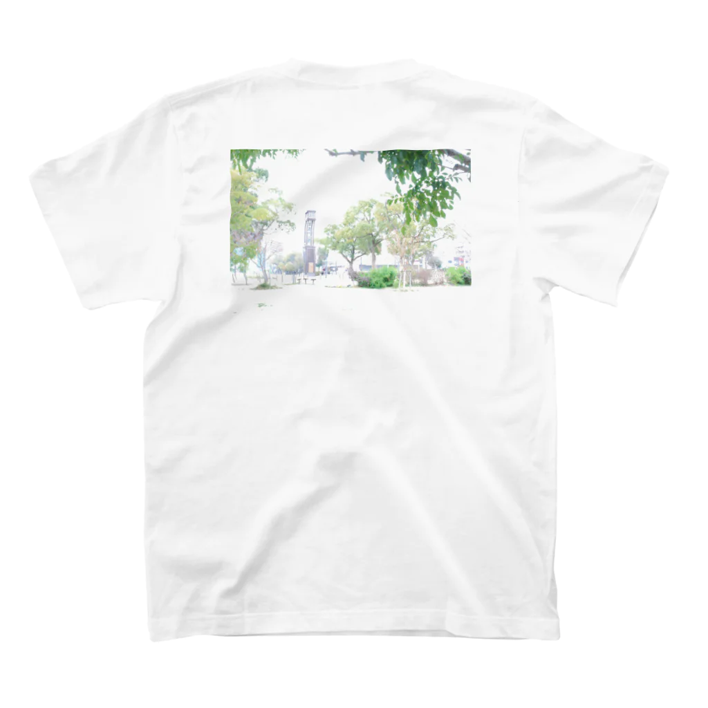 つなの白飛公園 スタンダードTシャツの裏面