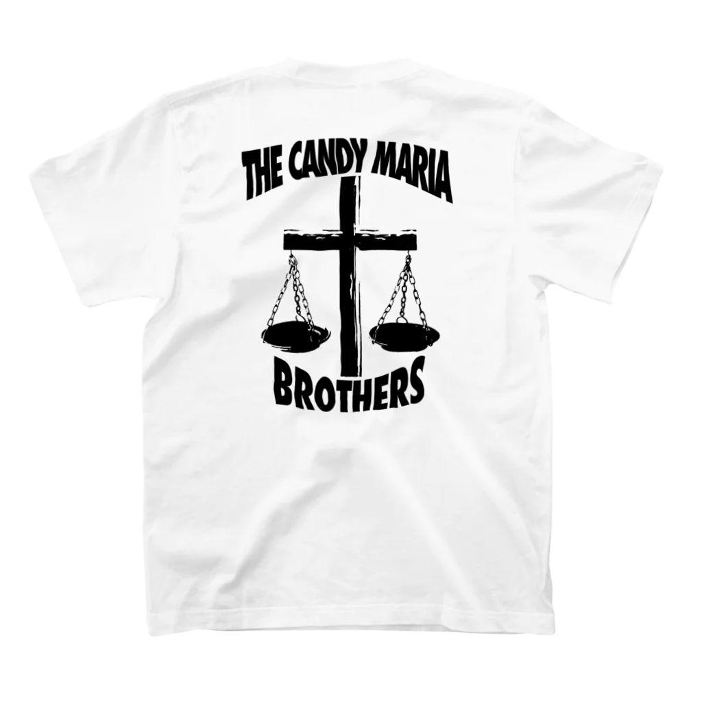 THE CANDY MARIAのBROTHERS スタンダードTシャツの裏面