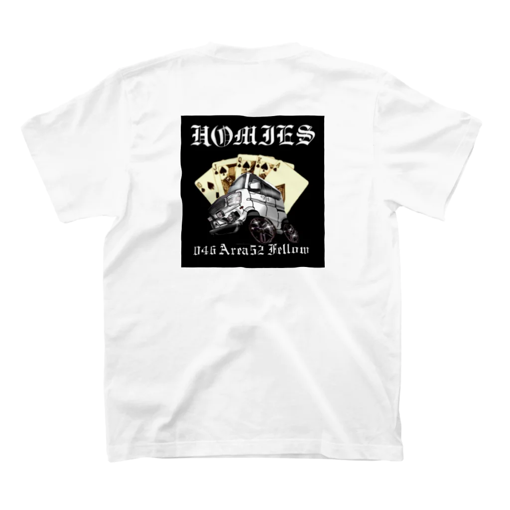 crazyhomiesのまっぷぅ スタンダードTシャツの裏面