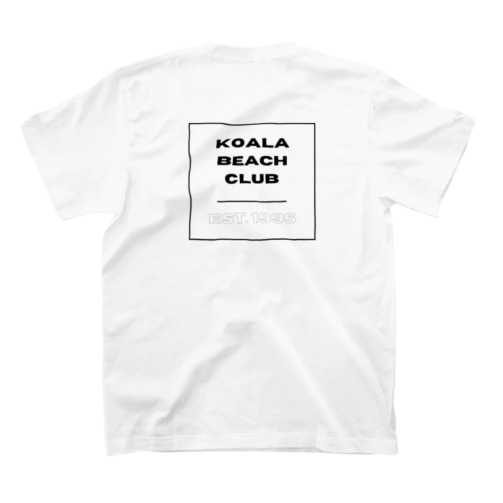 Hello next wonderlandのKoala Beach Club スタンダードTシャツの裏面