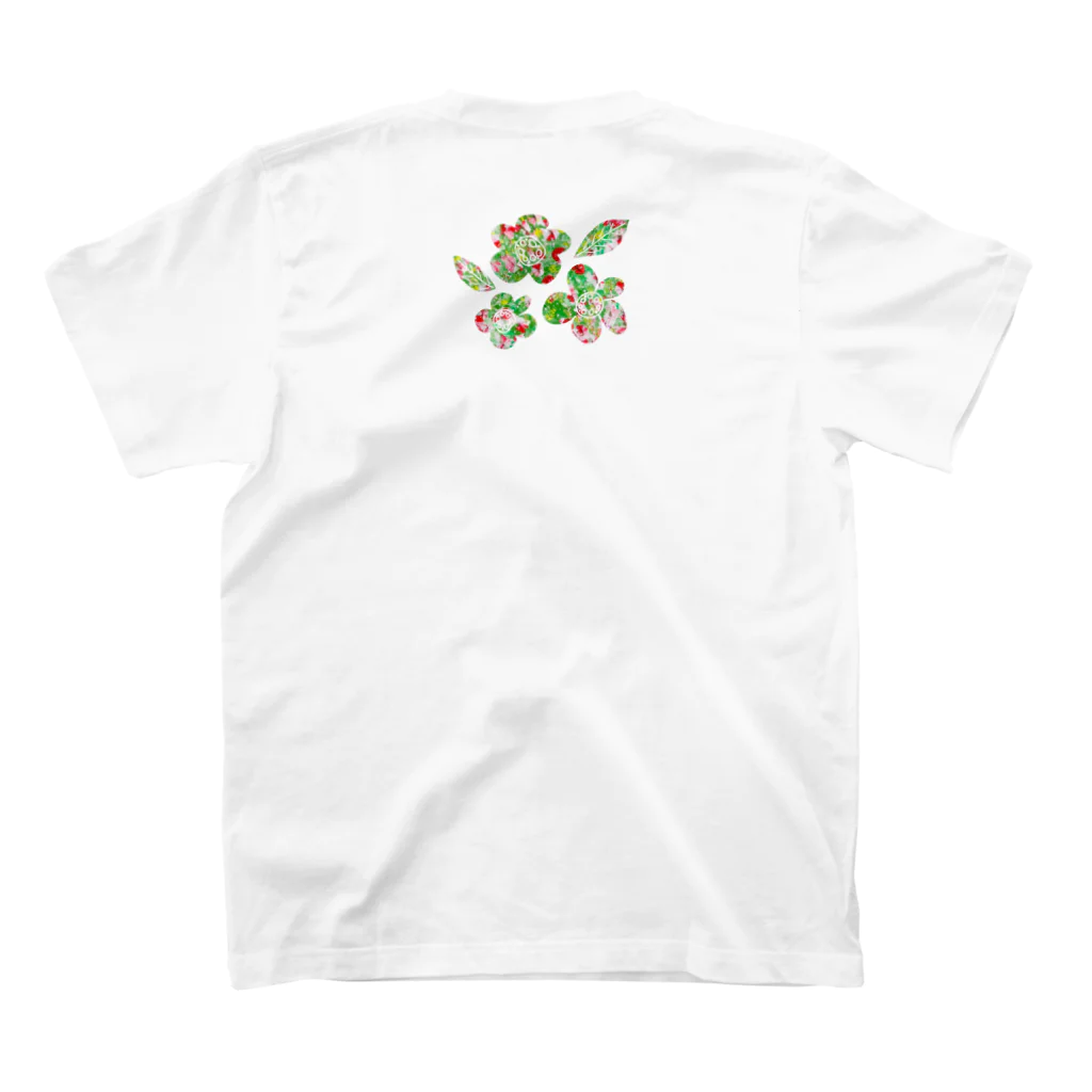 せきね まりのの私はお花屋さんです🌺 Regular Fit T-Shirtの裏面