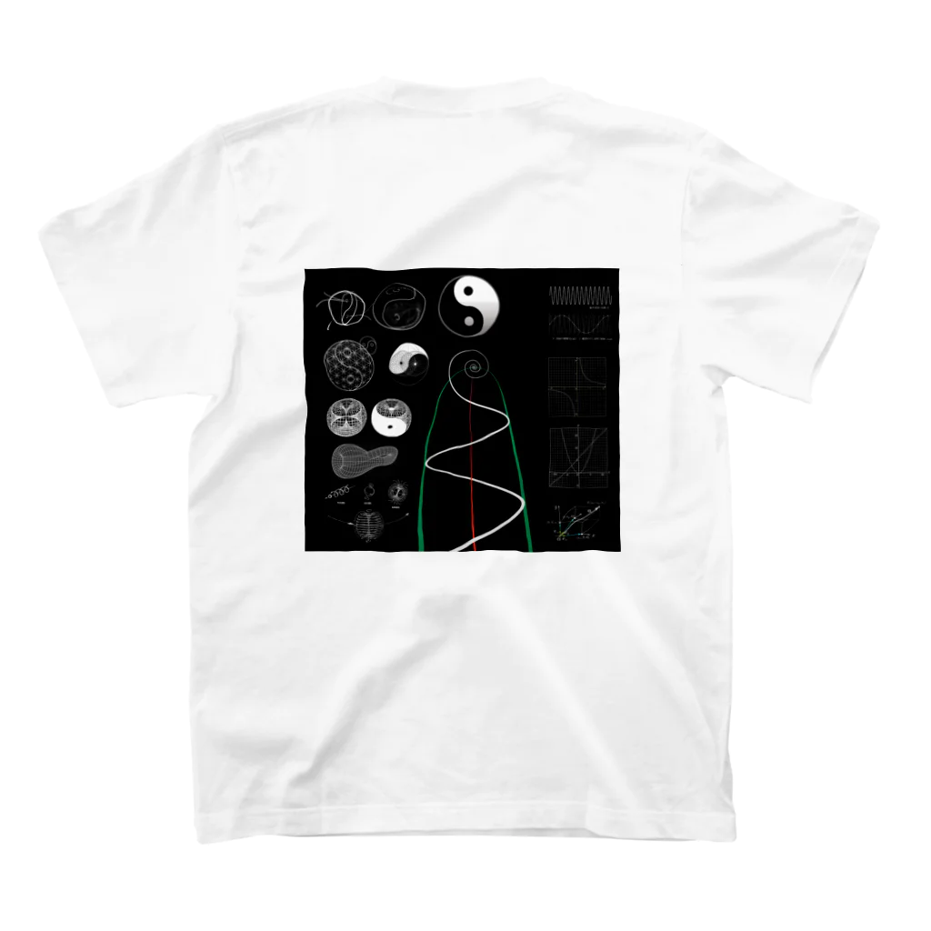 工藤シンク - Sync.Kudoの陰陽宇宙 スタンダードTシャツの裏面