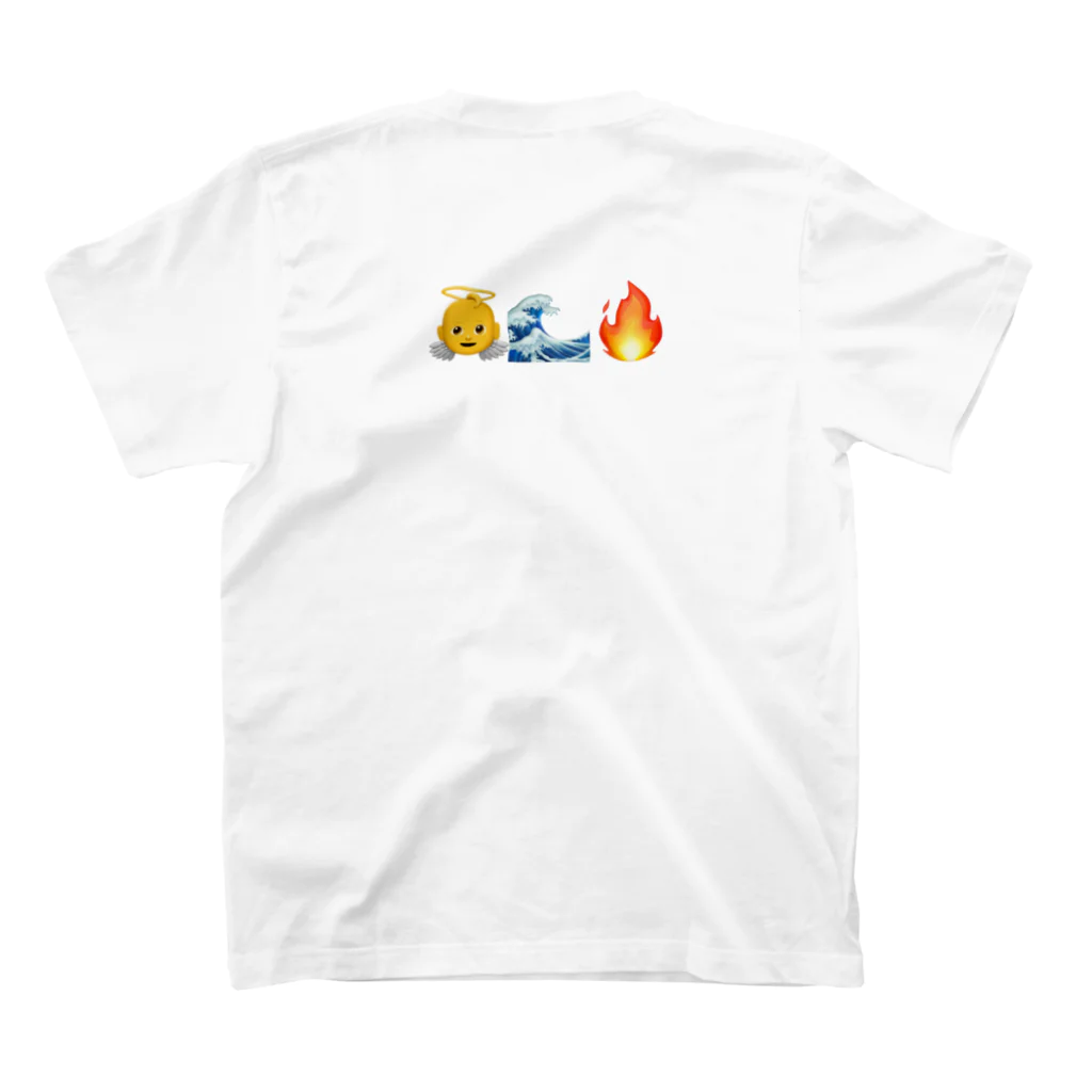 all fdのallfd Restart tee White スタンダードTシャツの裏面