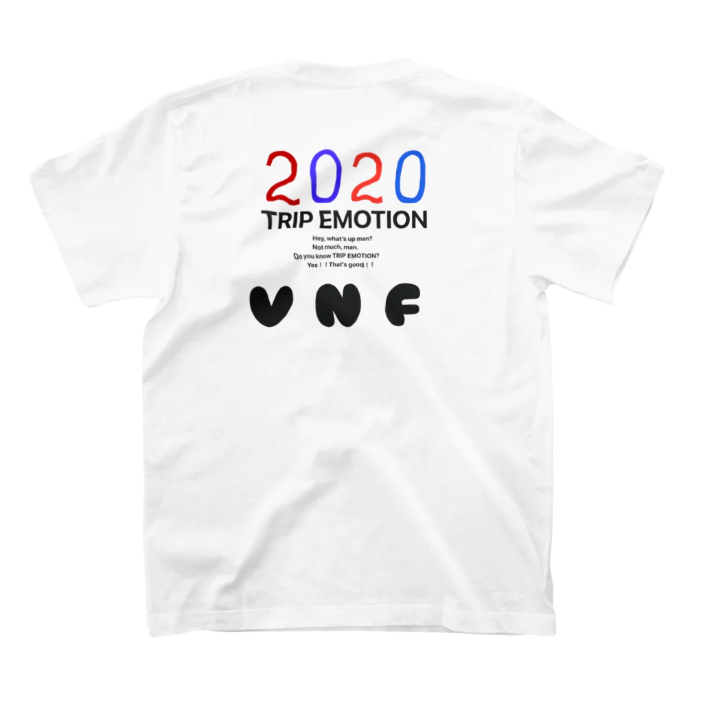 咲人のTRIP EMOTION スタンダードTシャツの裏面