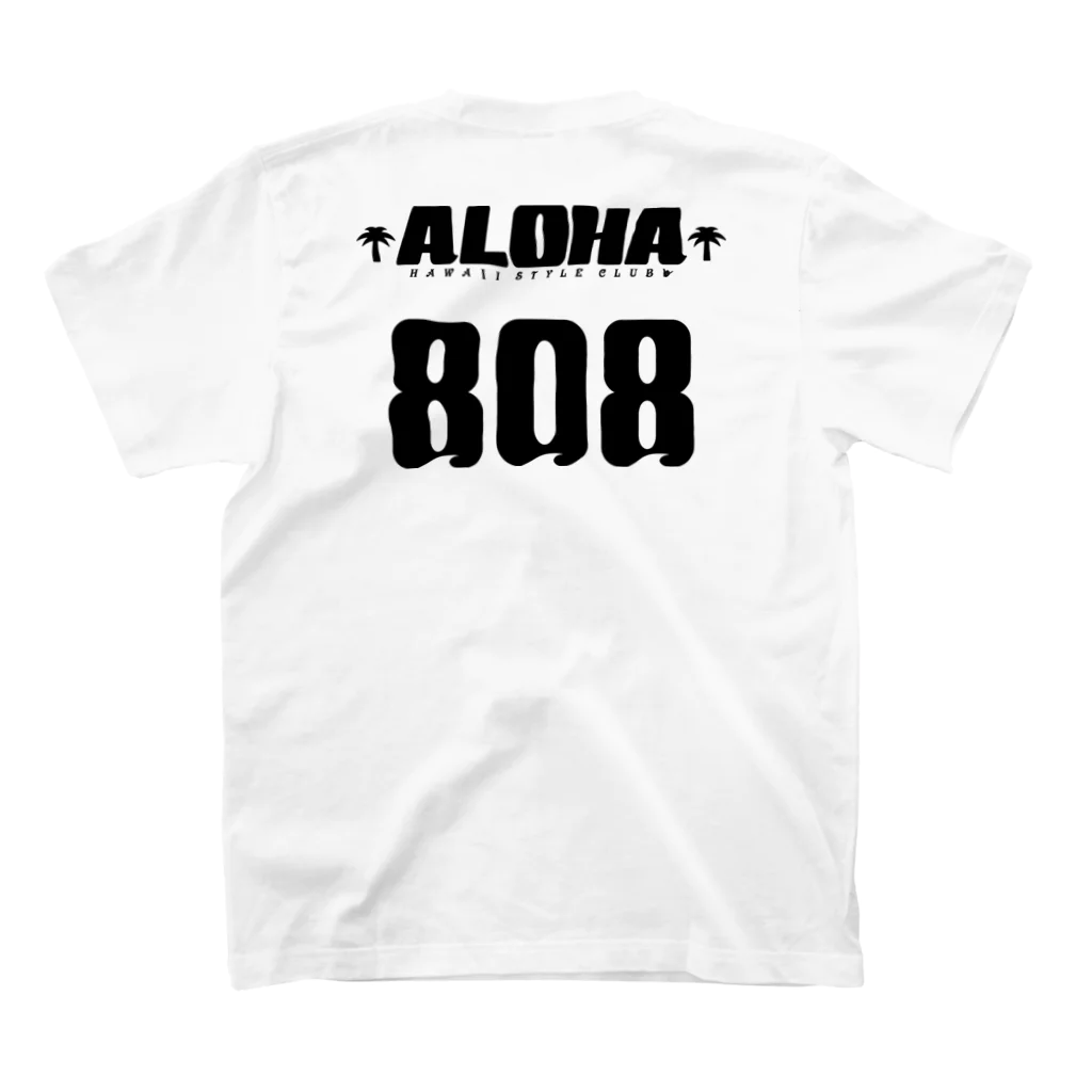 ハワイスタイルクラブの〔Back Print〕 Team ALOHA 808 Regular Fit T-Shirtの裏面