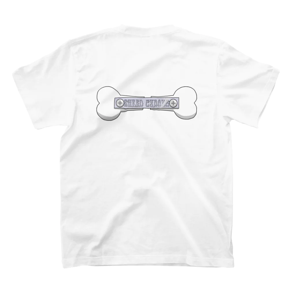 DRUNK SHREDDERのShred Cyborg スタンダードTシャツの裏面