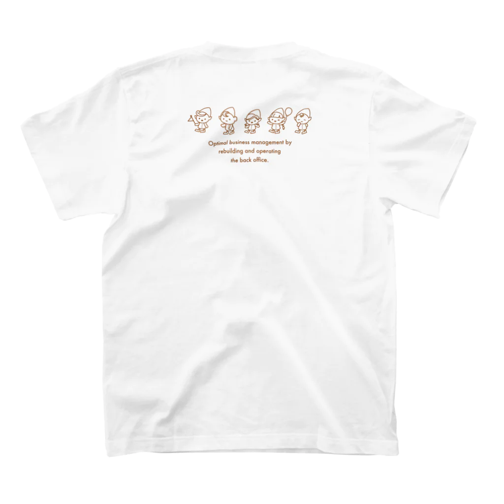 Brownies Works ShopのBrownies Worksマウス スタンダードTシャツの裏面