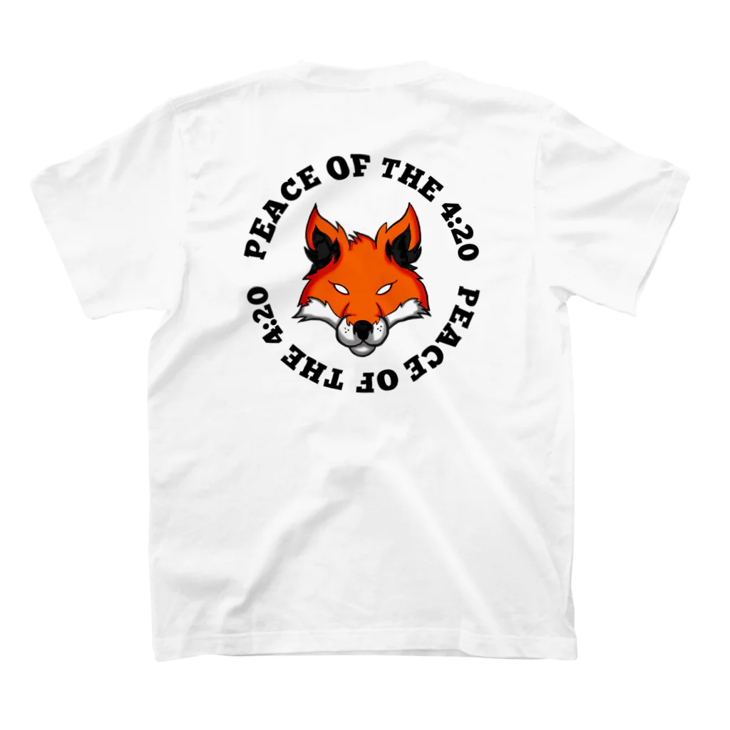 Peace of the 4:20のFOX Regular Fit T-Shirtの裏面