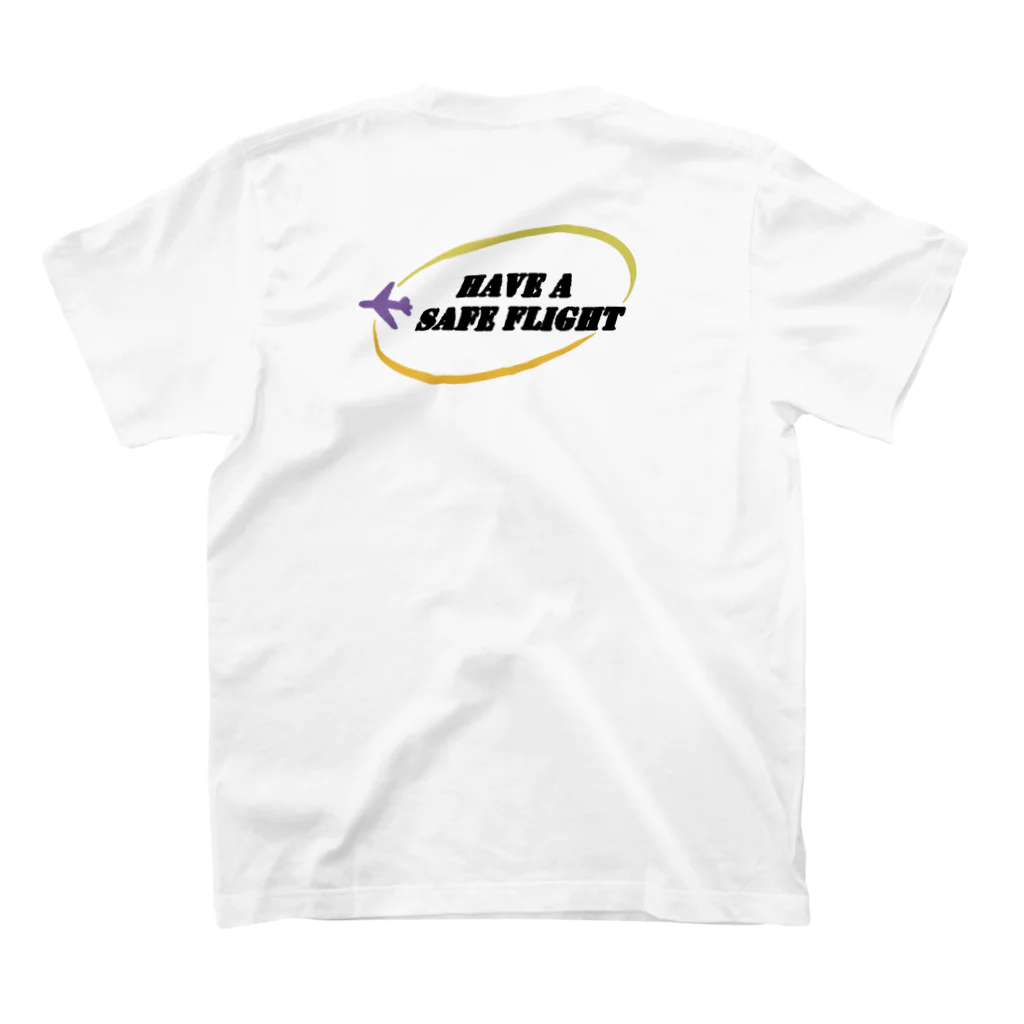 HyuuiのHave A Safe Flight T スタンダードTシャツの裏面