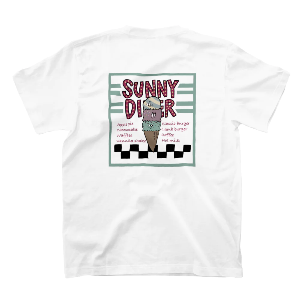 SUNNY☀️のSUNNY DINER スタンダードTシャツの裏面