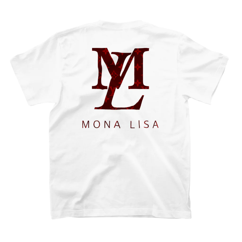 Elvis-MersonのMONALISA✖️LOUIS スタンダードTシャツの裏面