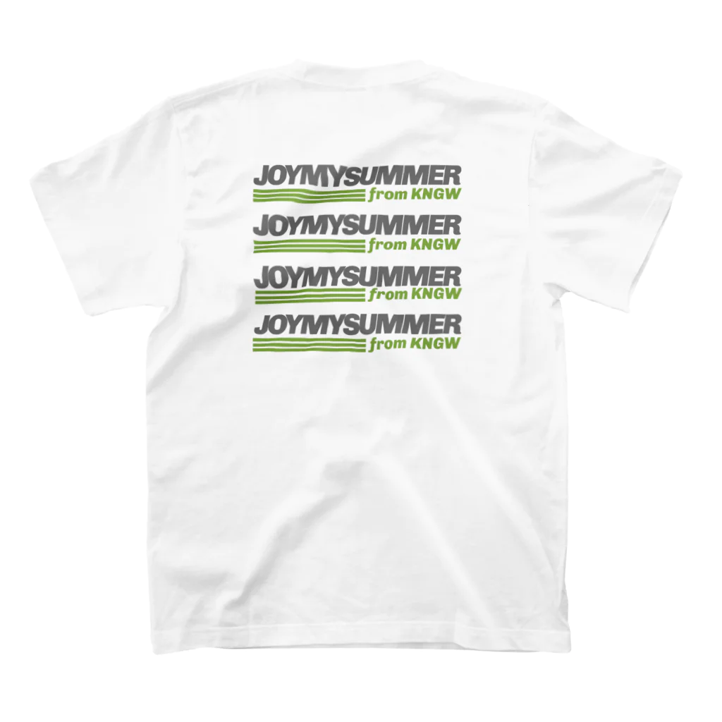 JOYMYSUMMERのあのロゴ スタンダードTシャツの裏面