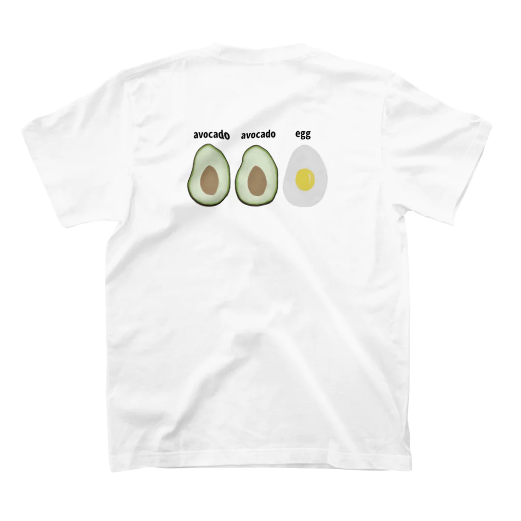 AMのavocado mania 🥑 スタンダードTシャツの裏面