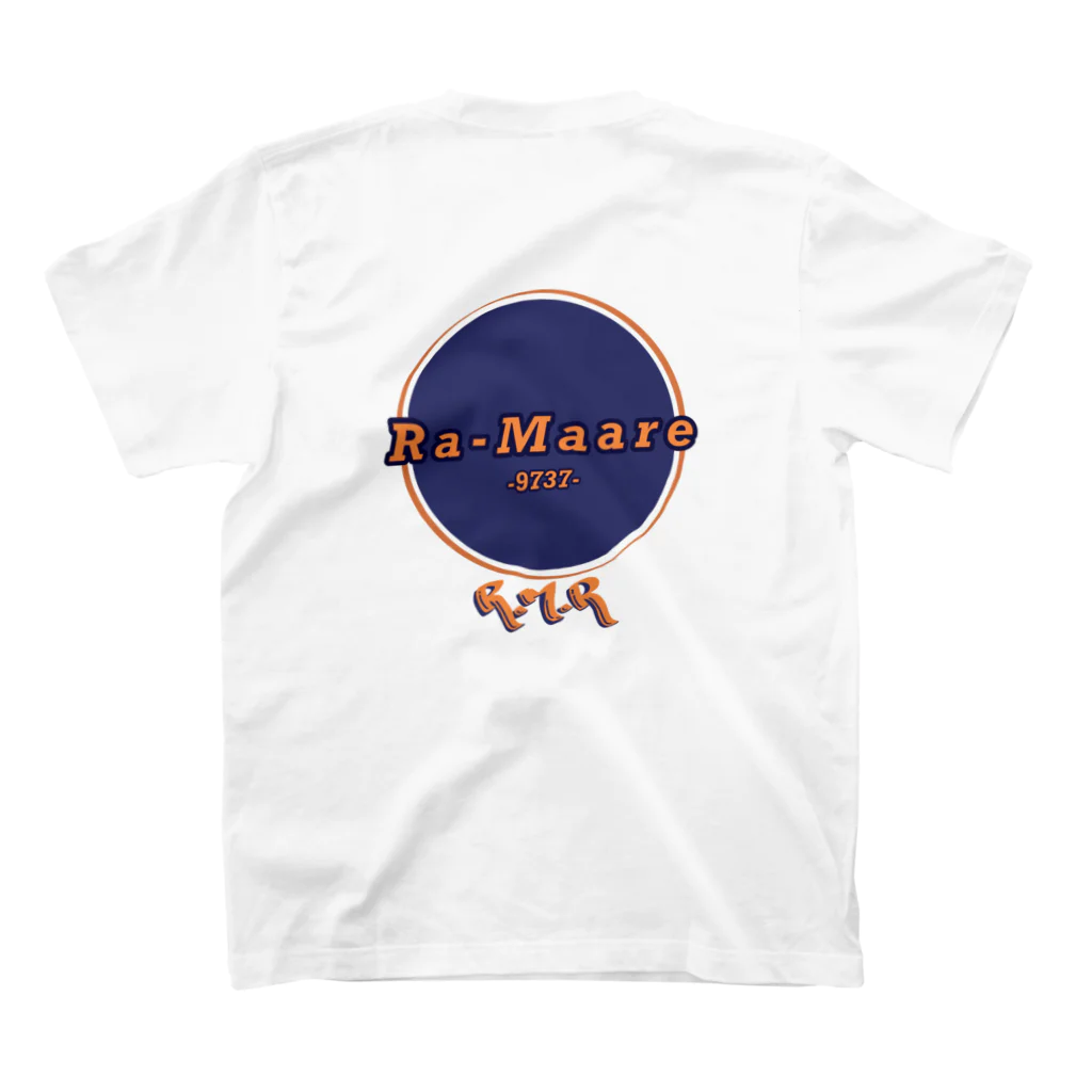 Ra-MareのRa-Maare network スタンダードTシャツの裏面