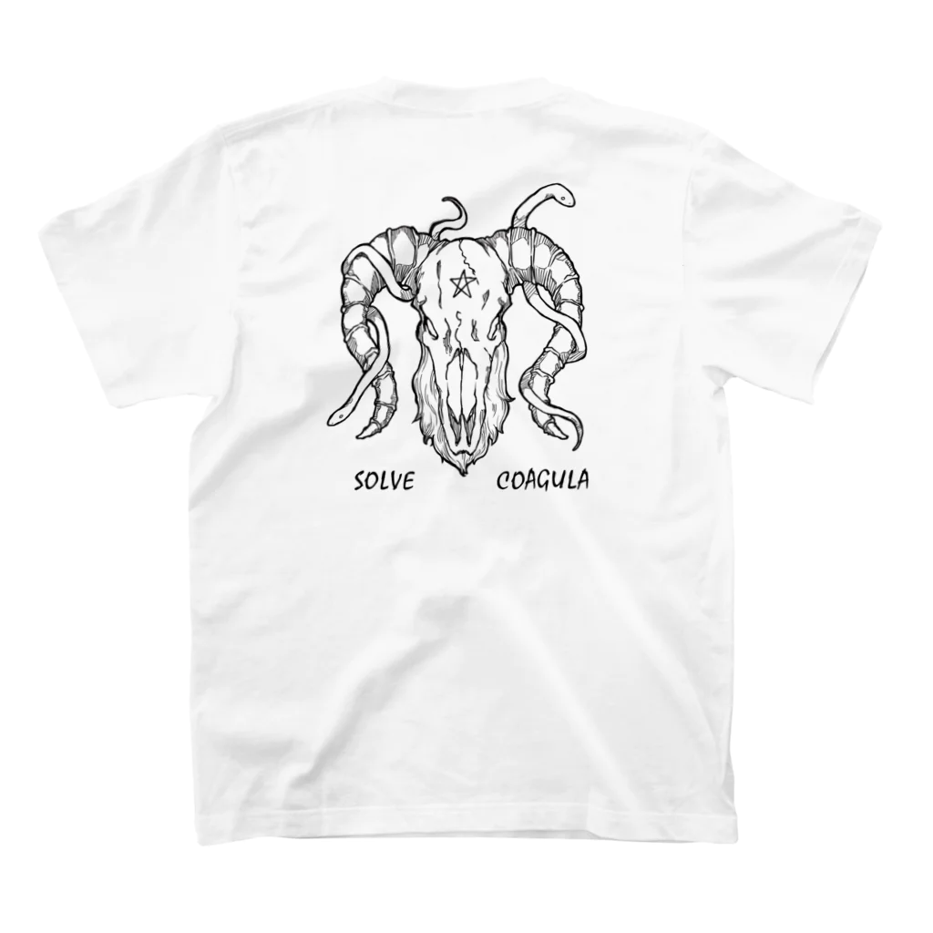 BAD VIBESのG.O.A.T. Tee (White) Regular Fit T-Shirtの裏面