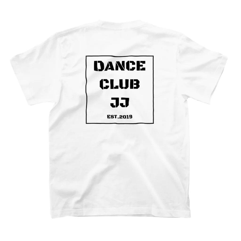 DANCECLUBJJのJJTシャツ③ スタンダードTシャツの裏面