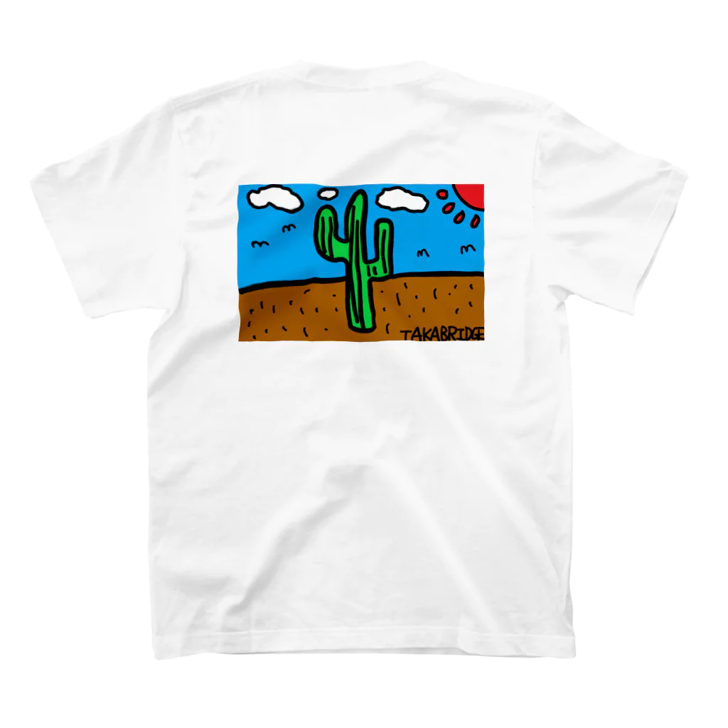 TAKABRIDGEのDesert tee スタンダードTシャツの裏面