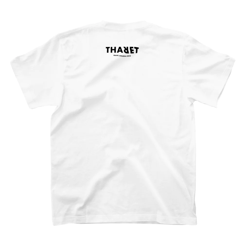 THARET_Creationのなぐさめばな A スタンダードTシャツの裏面