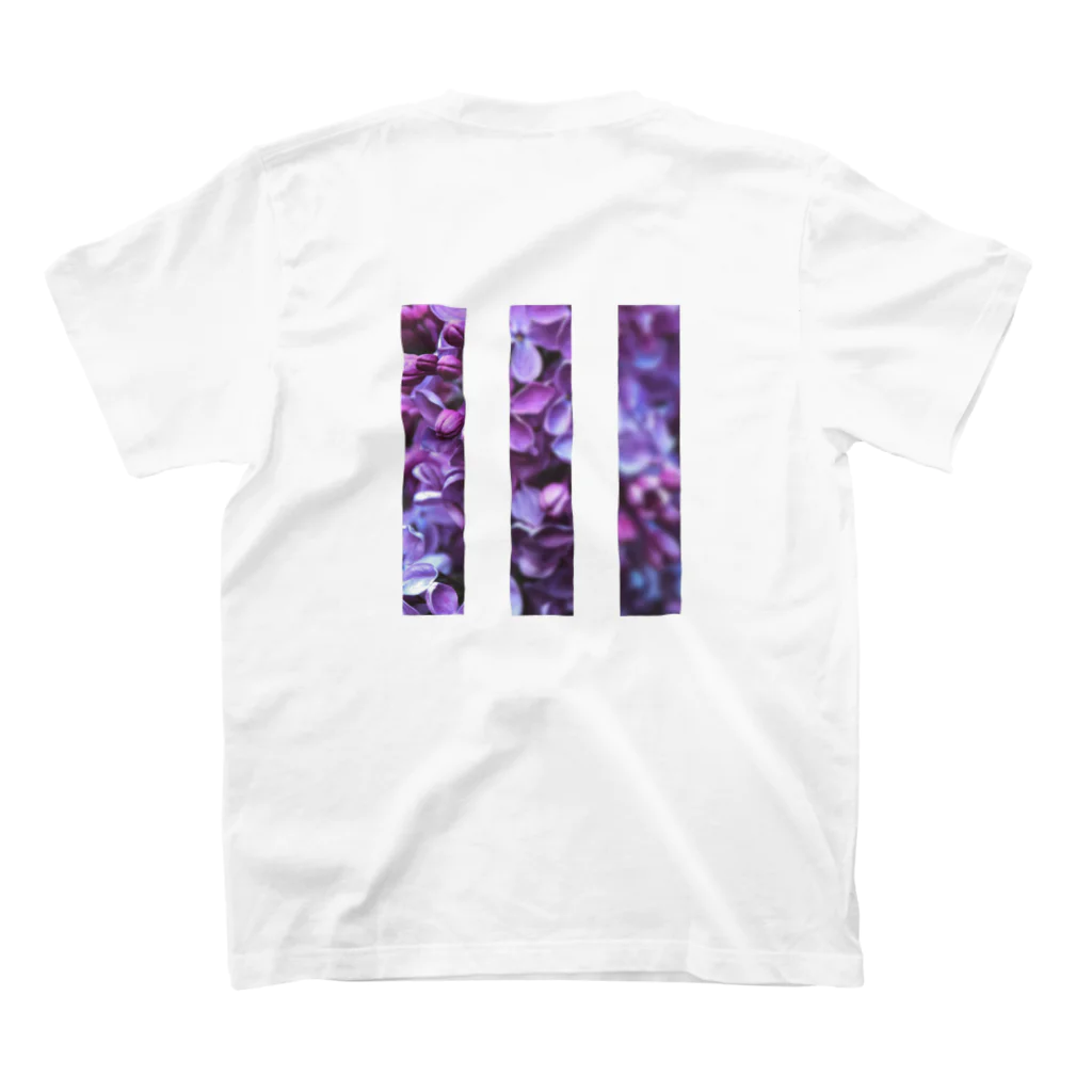 CrabClub.LabのLilac t-line tee スタンダードTシャツの裏面