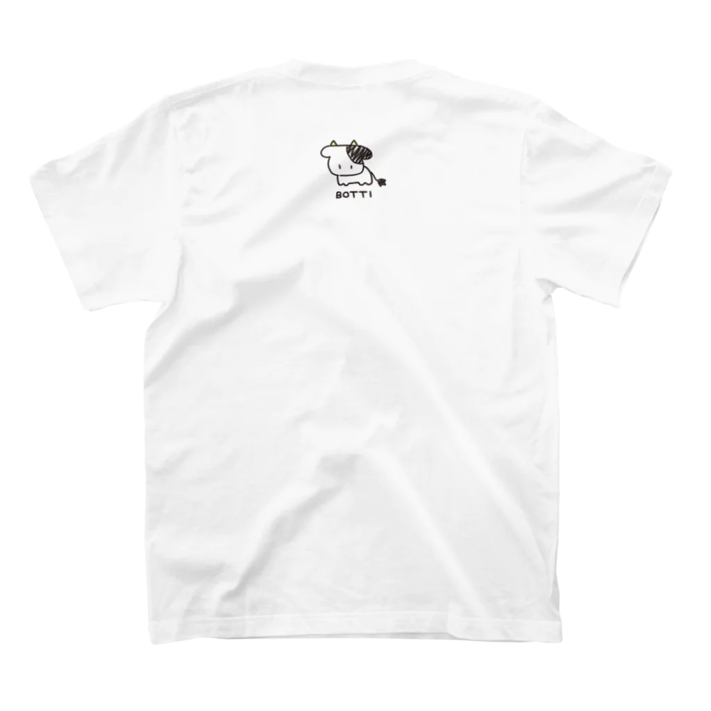 ゆるもたやのMUREとBOTTI スタンダードTシャツの裏面