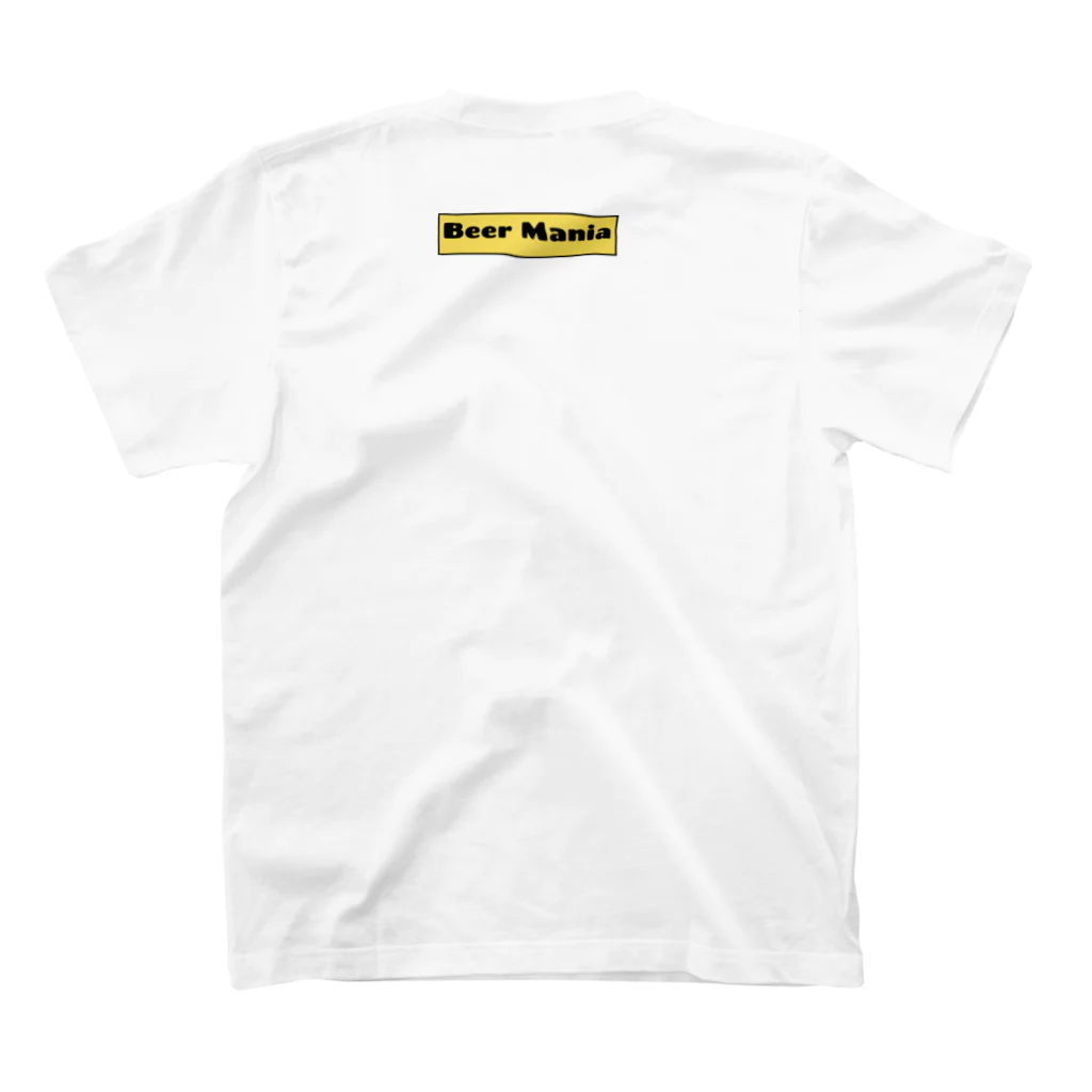 Beer Maniaのうさぎのブラックパール Regular Fit T-Shirtの裏面