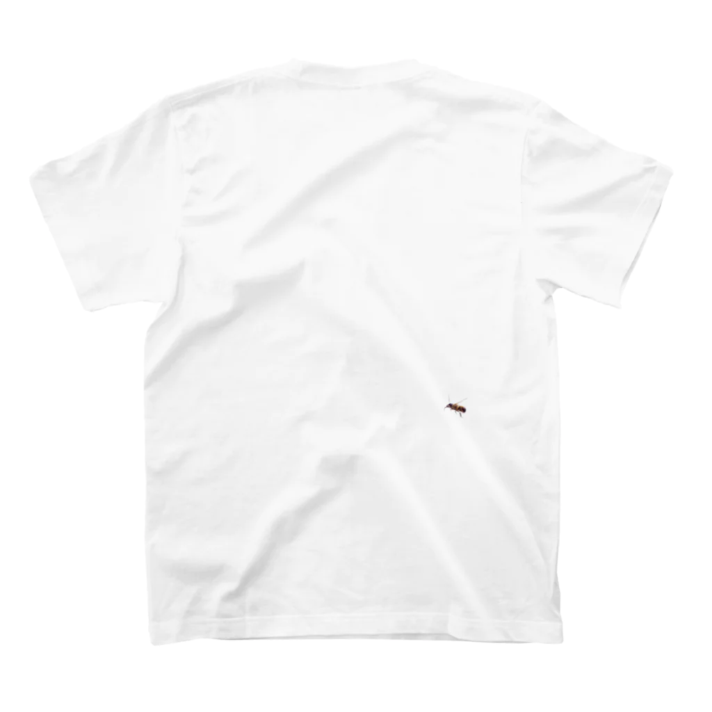 T41klの蜜蜂Tシャツです。 スタンダードTシャツの裏面