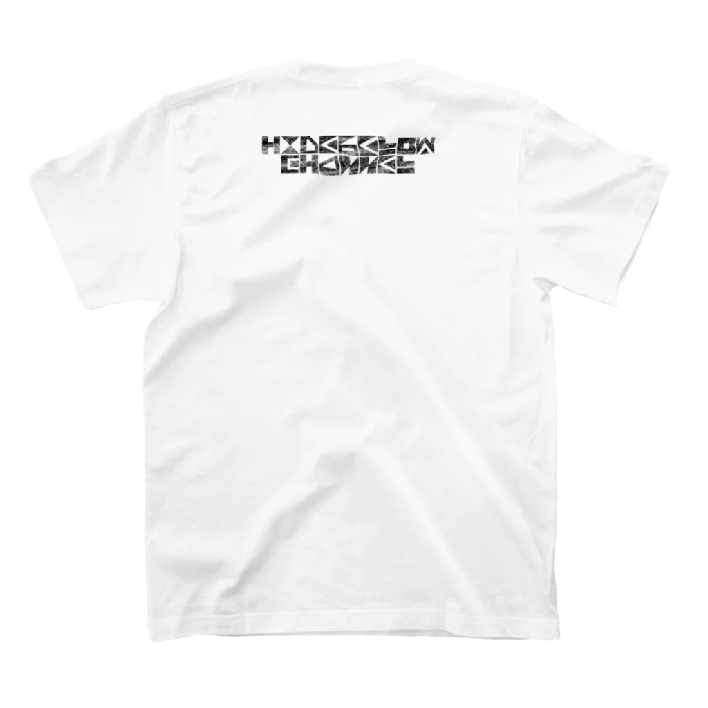 HidebelowChannelのおつカッパTシャツ スタンダードTシャツの裏面