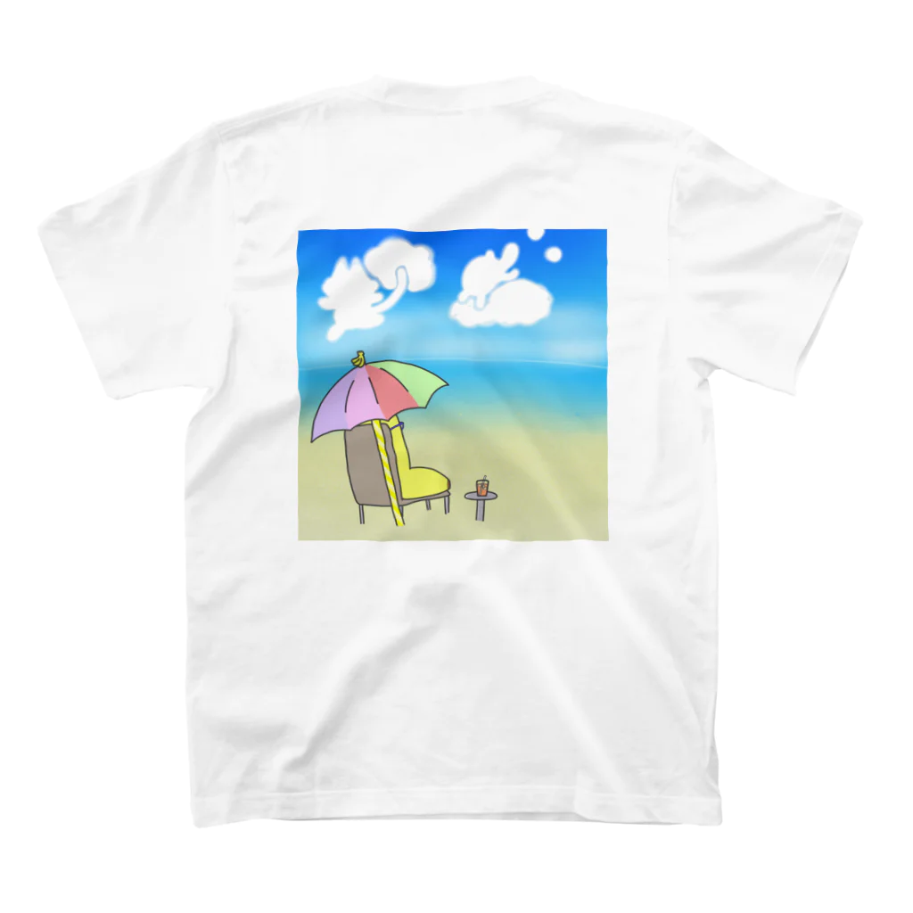 bananaのばななさんの夏 Regular Fit T-Shirtの裏面