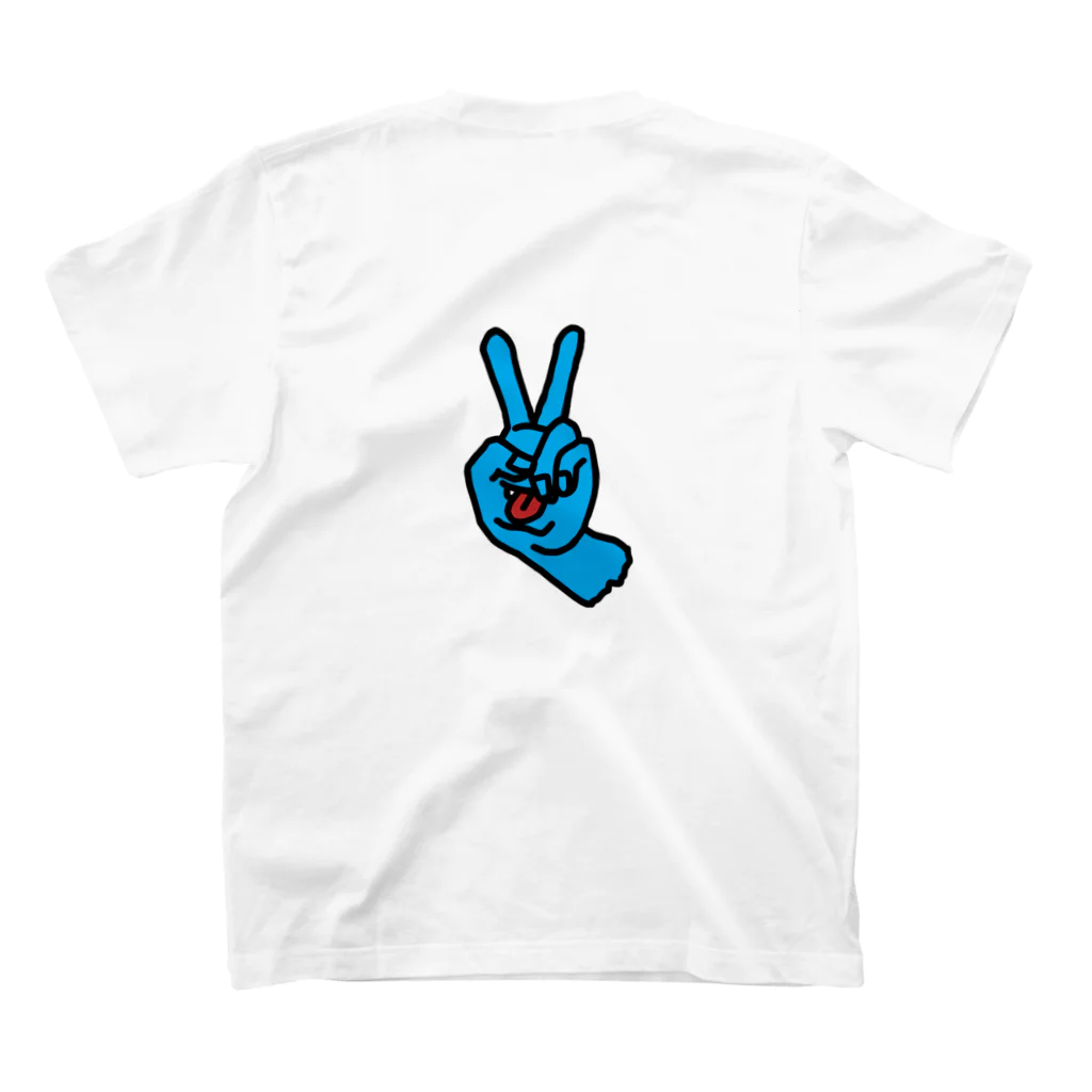 小鬼のPEACE スタンダードTシャツの裏面