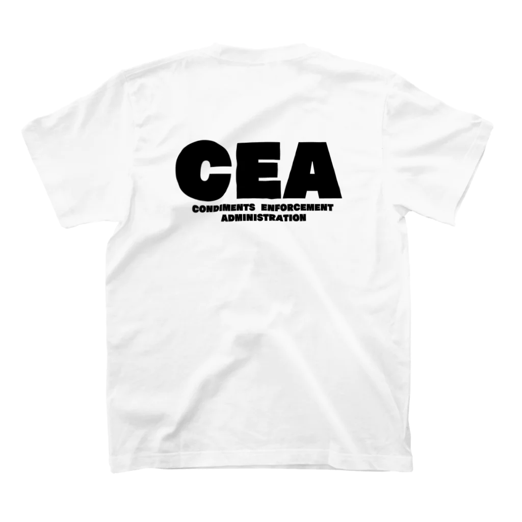 対戦ヘリ梅田のCEA スタンダードTシャツの裏面