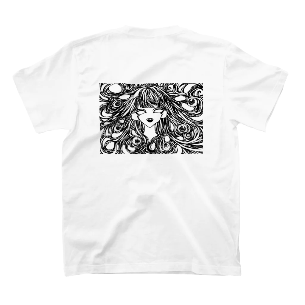 ロコ≒コロネのメデューサ スタンダードTシャツの裏面